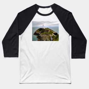 South Stack Lighthouse - Holyhead, Anglesey,  Wales. Baseball T-Shirt